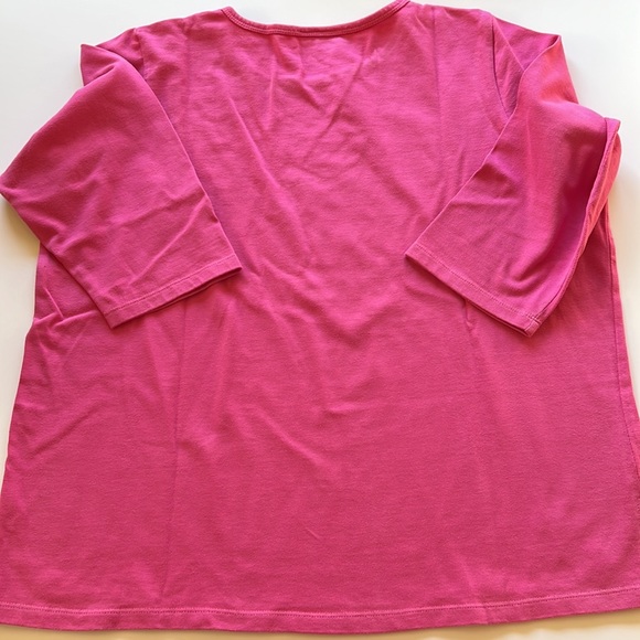 Quacker Factory Angel 3/4 Sleeve Top - Picture 3 of 3